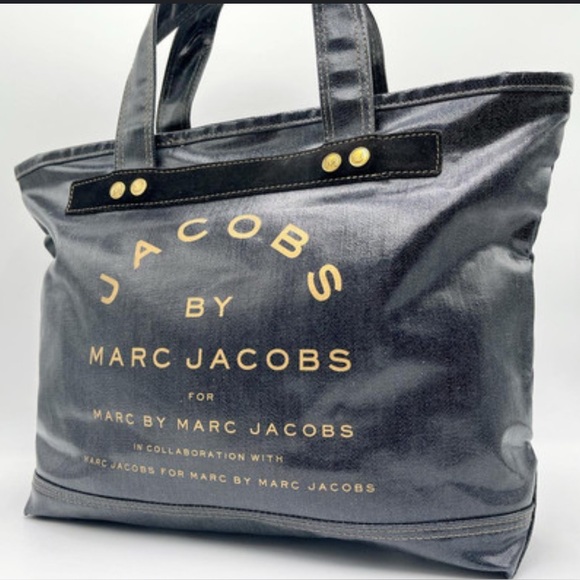 Marc Jacobs PVC Denim Logo Tote - Picture 4 of 10